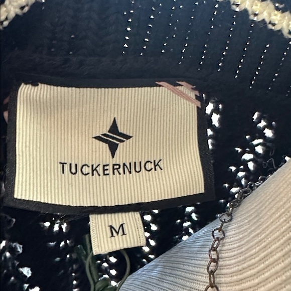 TUCKERNUCK Black Cropped Irene Sweater, Medium, 100% Cotton, NWT - Picture 8 of 10